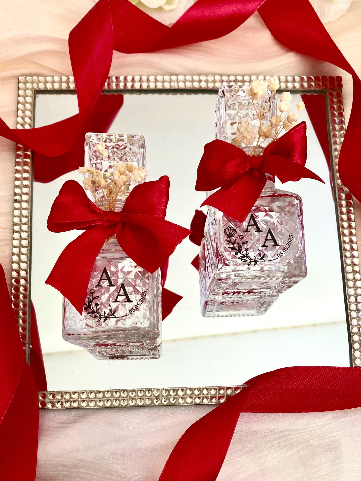 Flacon Vase d'Eau de Cologne Personnalisé – Cadeau Invité - Lia Bloom