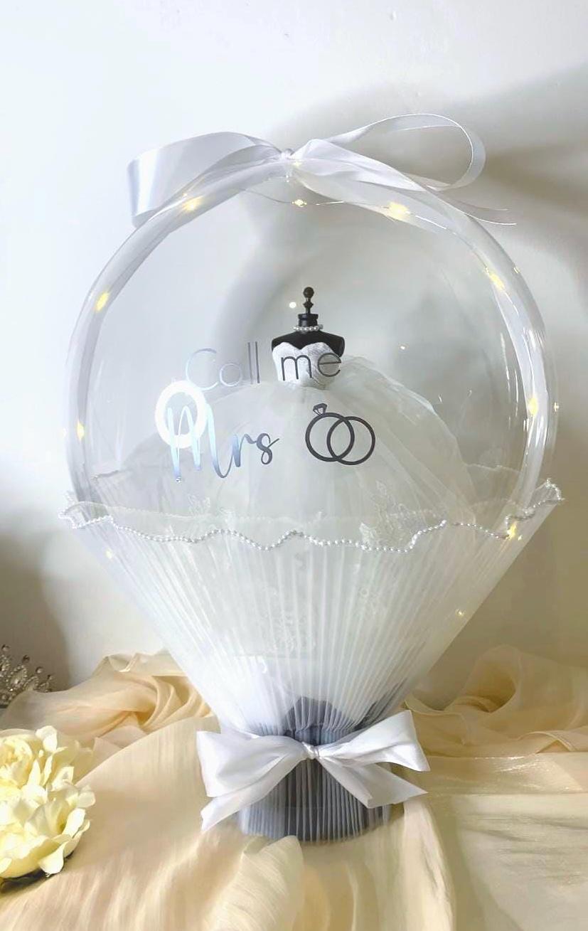 Ballon Bulle de Mariage - Mini Robe de Mariée - Lia Bloom