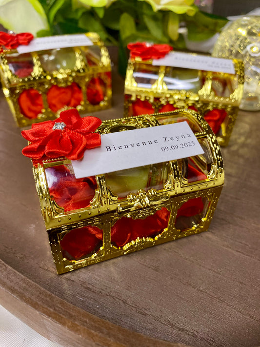 Coffret Doré de Henné – Cadeau Invité Luxueux - Lia Bloom