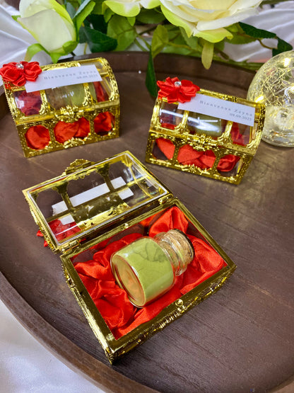 Coffret Doré de Henné – Cadeau Invité Luxueux - Lia Bloom