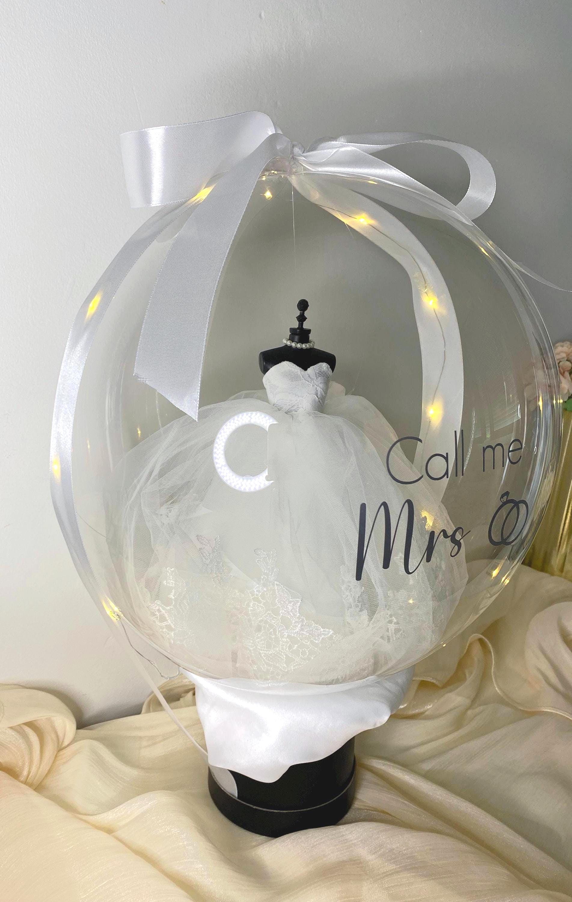 Ballon Bulle de Mariage - Mini Robe de Mariée - Lia Bloom