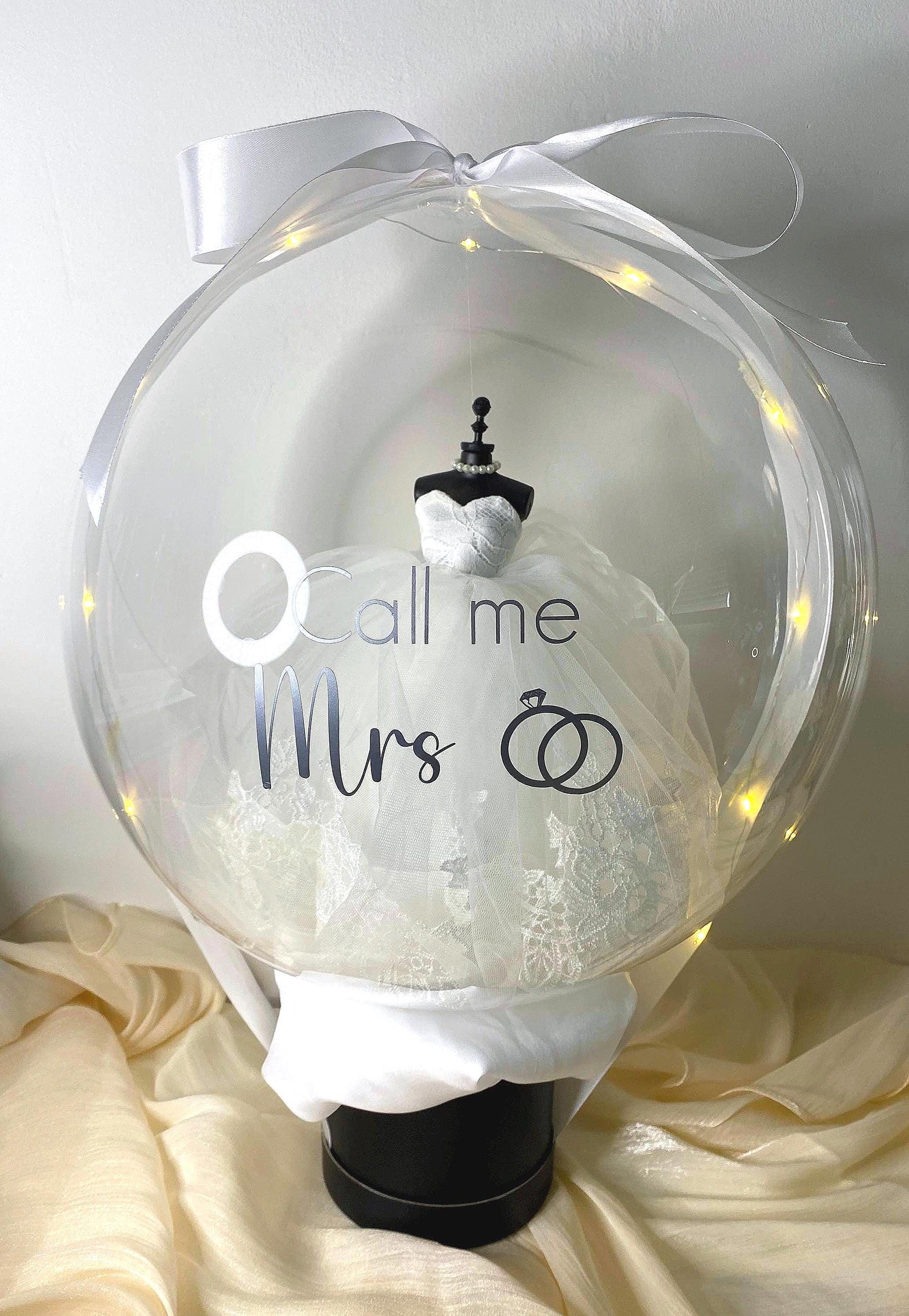 Ballon Bulle de Mariage - Mini Robe de Mariée - Lia Bloom