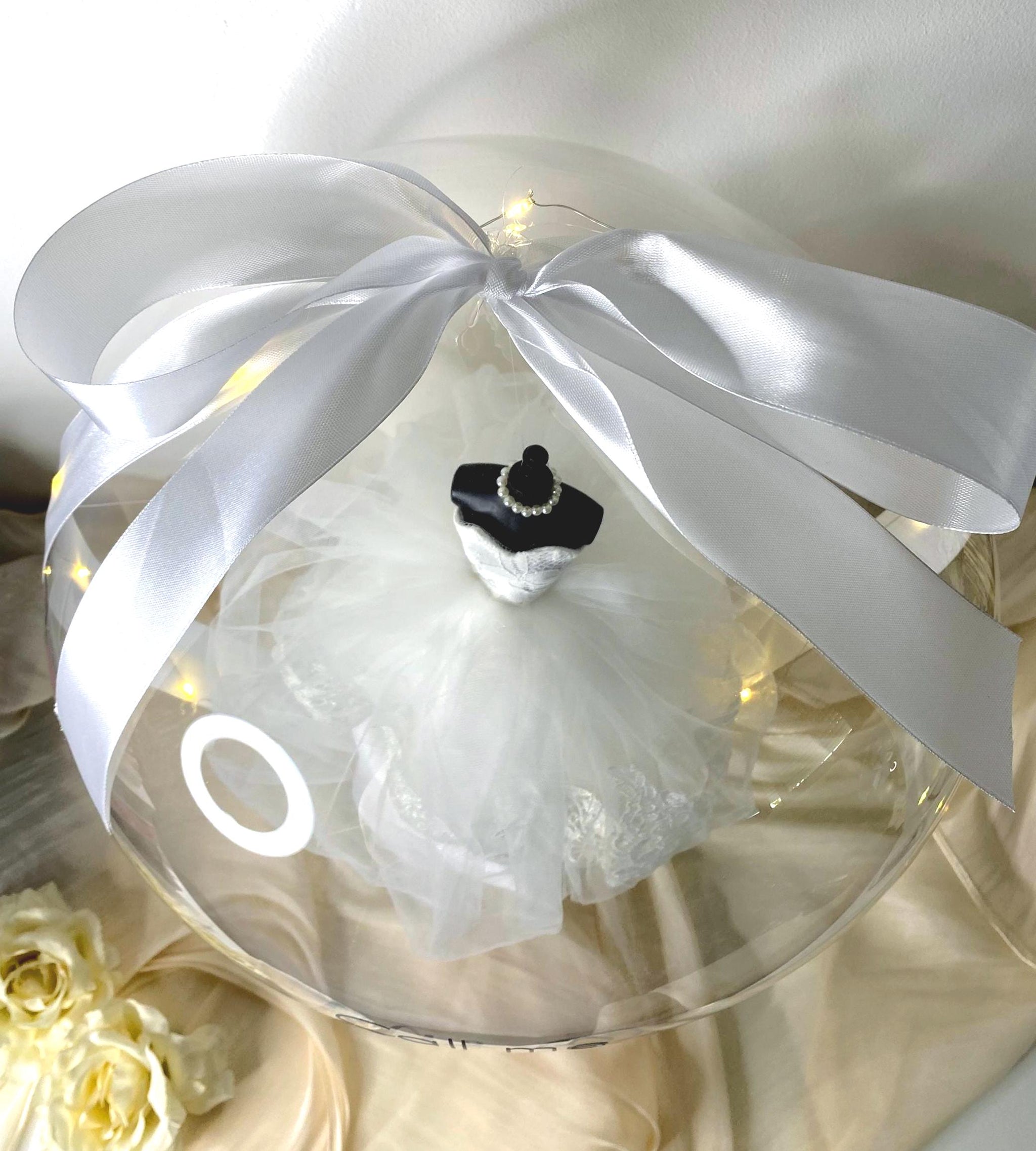 Ballon Bulle de Mariage - Mini Robe de Mariée - Lia Bloom