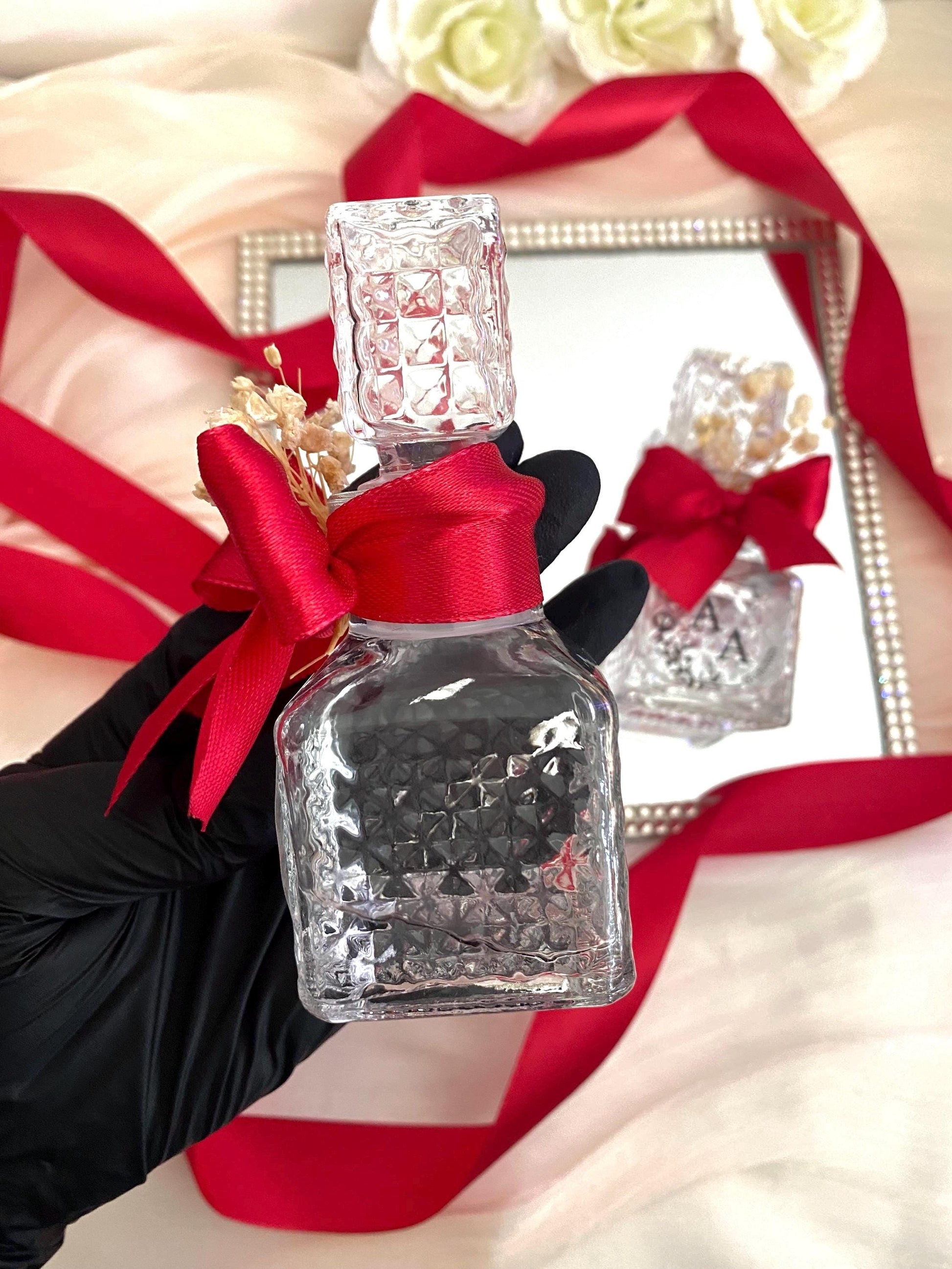 Flacon Vase d'Eau de Cologne Personnalisé – Cadeau Invité - Lia Bloom