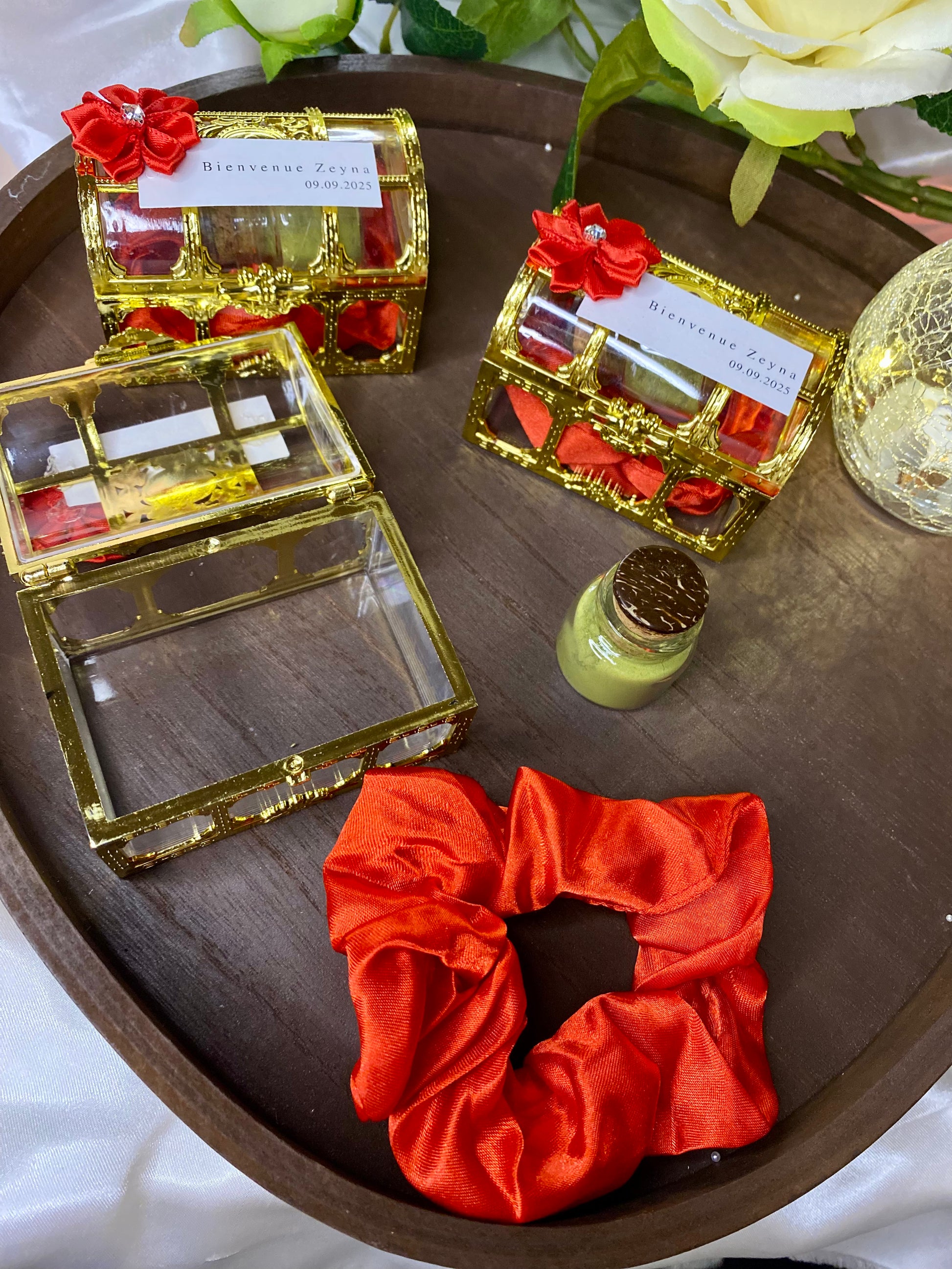 Coffret Doré de Henné – Cadeau Invité Luxueux - Lia Bloom