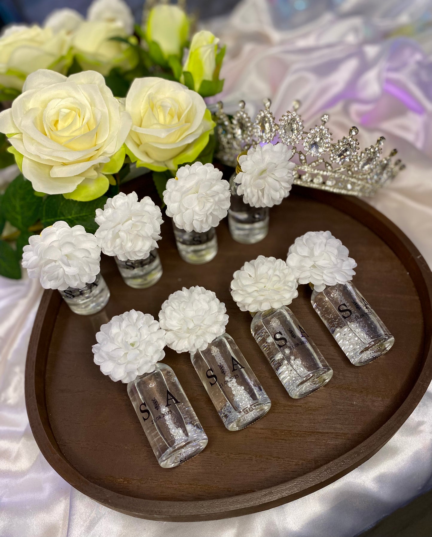 Bouteille Eau de Cologne Personnalisé – Cadeau Invité - Lia Bloom