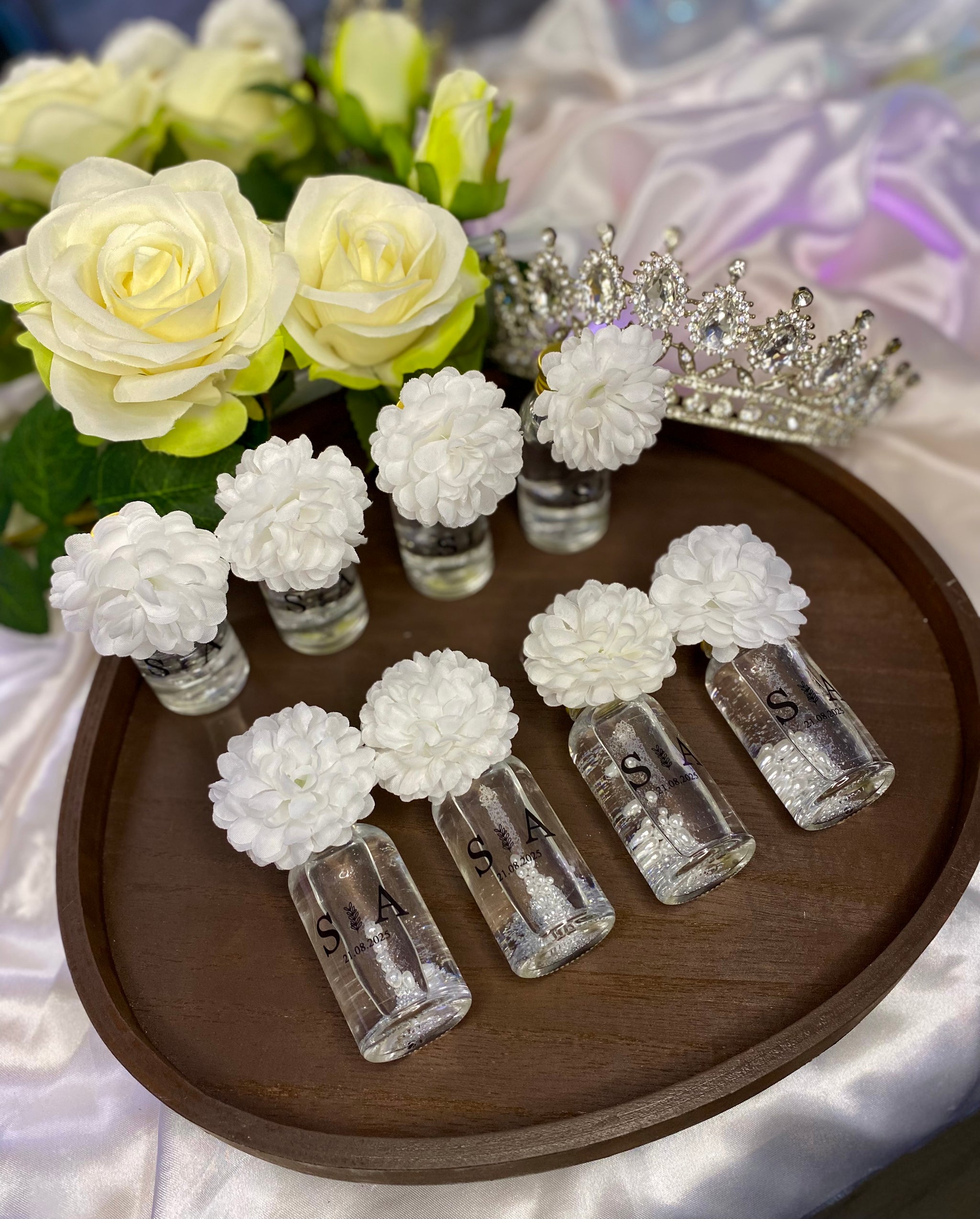 Bouteille Eau de Cologne Personnalisé – Cadeau Invité - Lia Bloom