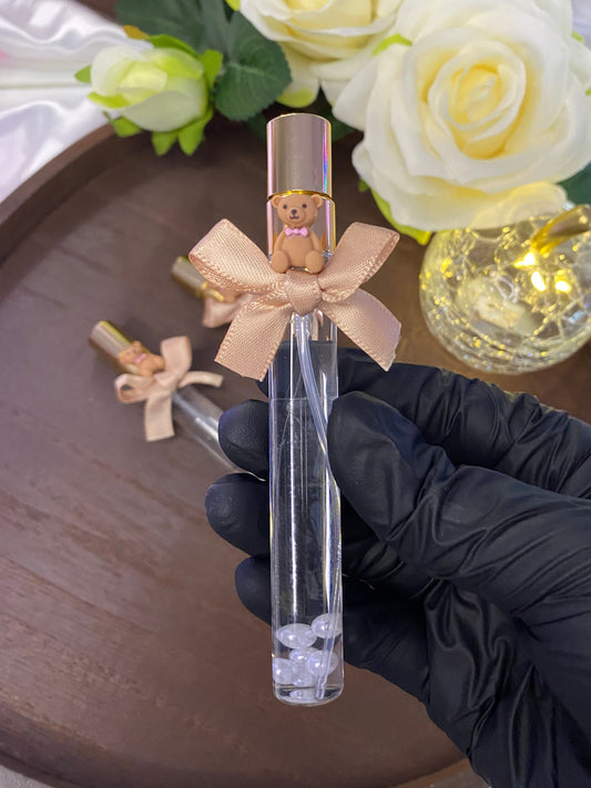 Cadeau Invité Flacon Eau de Cologne Personnalisé - Petit Ourson - Lia Bloom