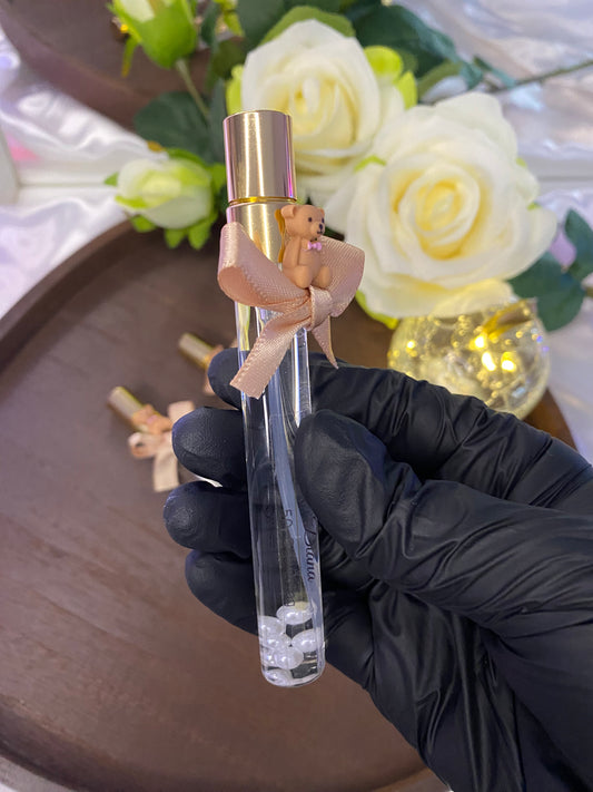 Cadeau Invité Flacon Eau de Cologne Personnalisé - Petit Ourson - Lia Bloom