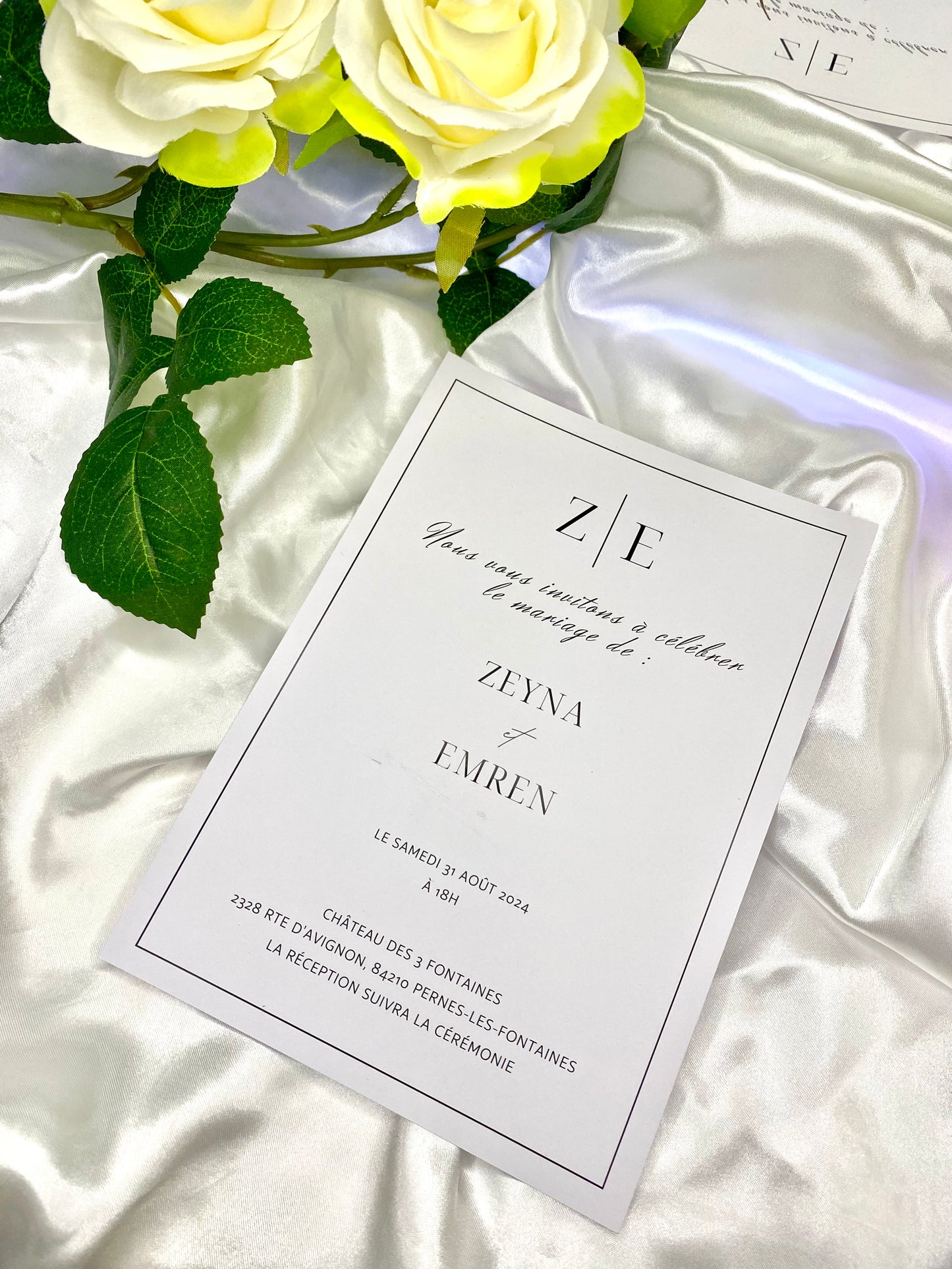 Faire-Part Personnalisé - Épure - Lia Bloom