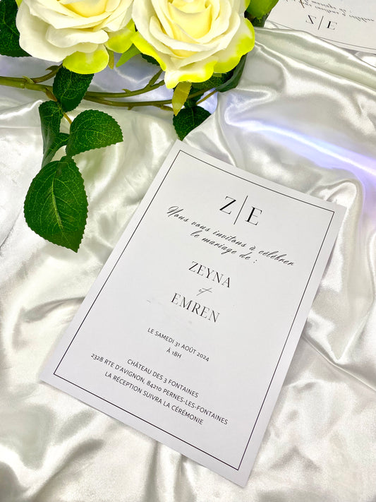 Faire-Part Personnalisé - Épure - Lia Bloom