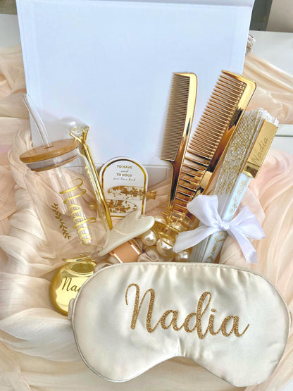 Coffret cadeau personnalisé Lia Bloom, élégant pour mariage, fiançailles, demoiselle d'honneur et autres événements cadeau de mariée