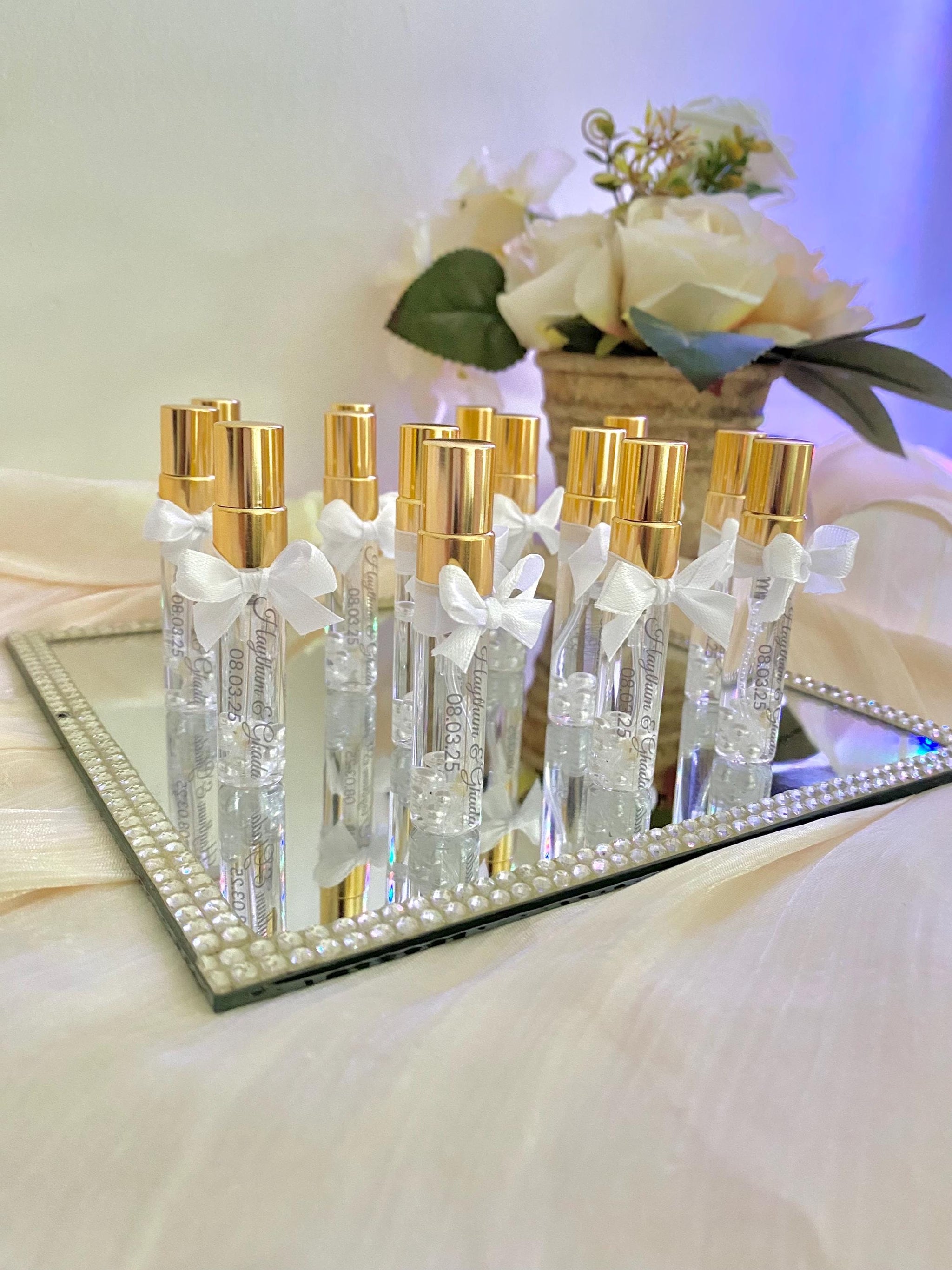 Flacon d’Eau de Cologne Personnalisé - Cadeau invité - Lia Bloom