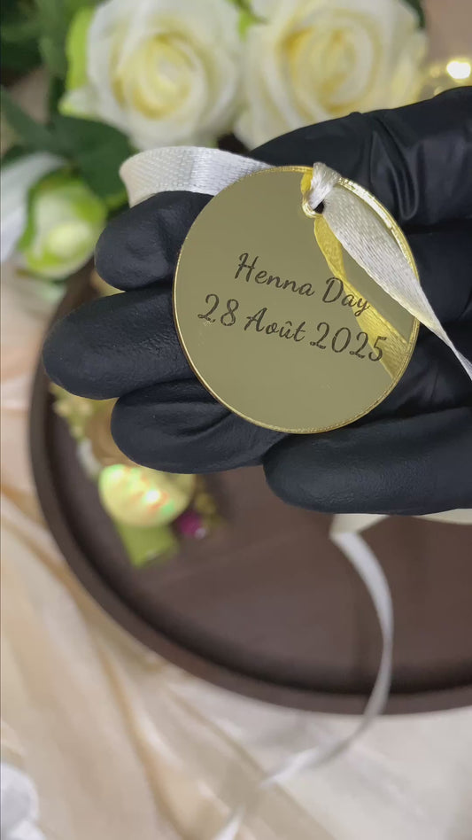 Fiole Personnalisée en Verre – Cadeau Invité Élégant